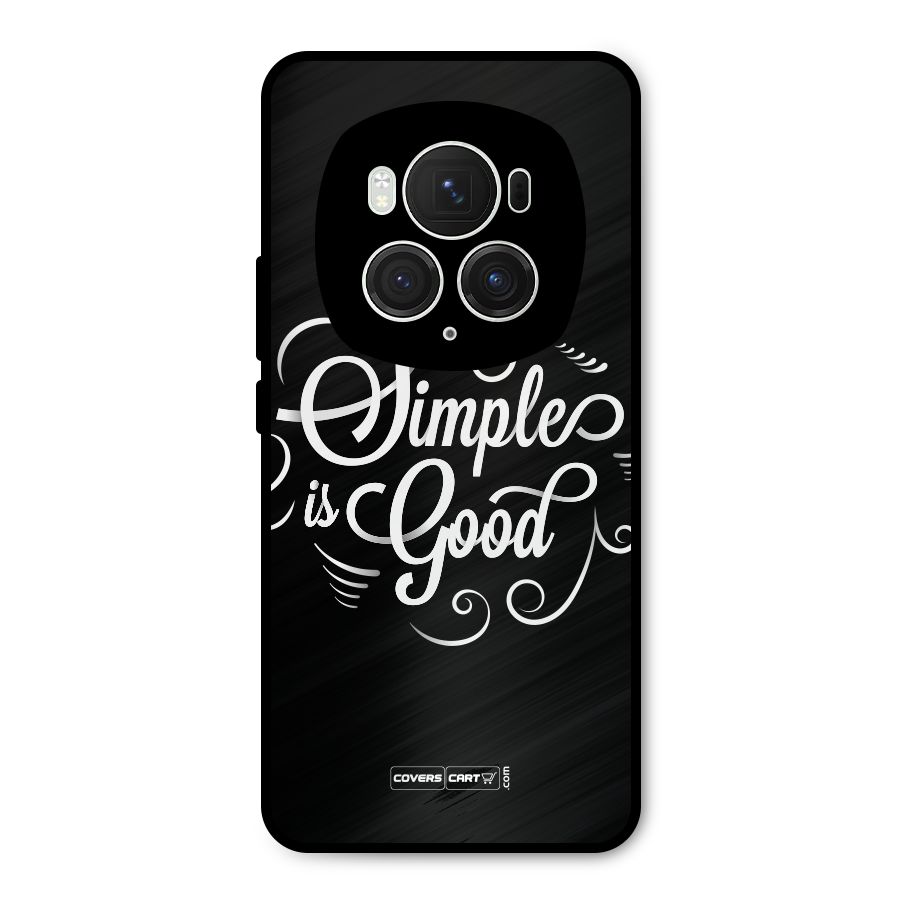 Simple is Good Metal Back Case for Honor Magic6 Pro