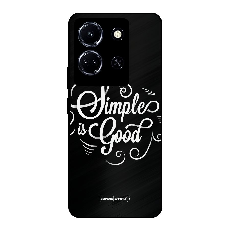 Simple is Good Metal Back Case for Infinix Note 30 5G
