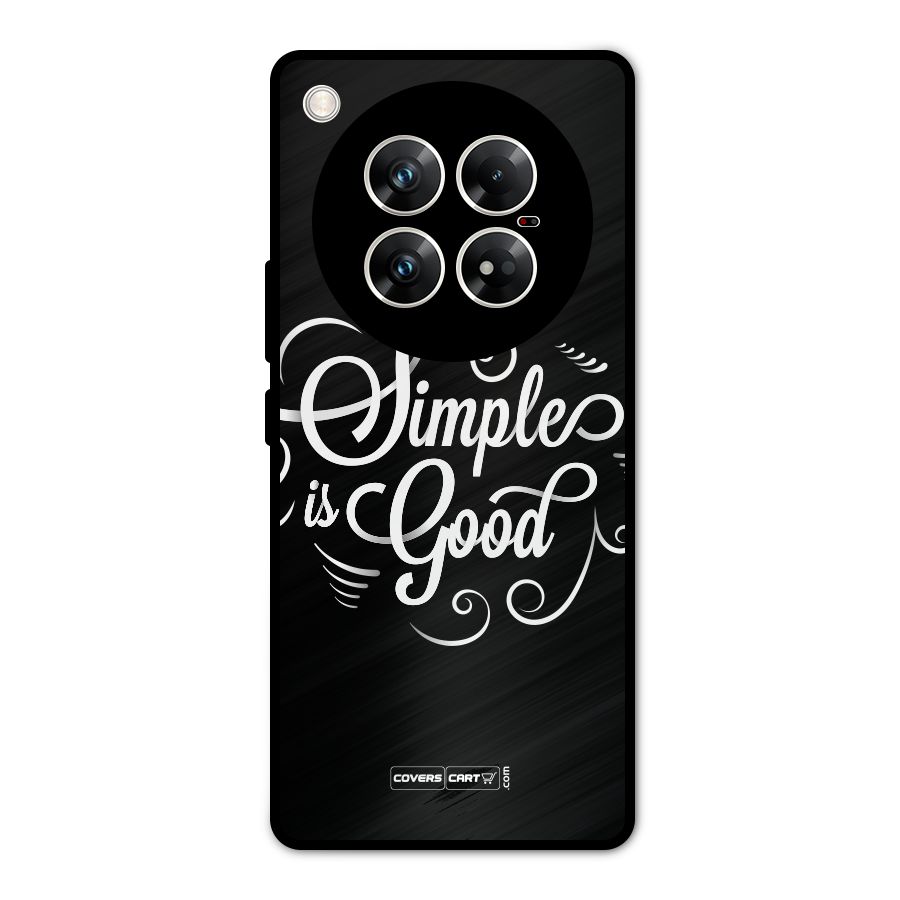 Simple is Good Metal Back Case for Infinix Zero 40 5G