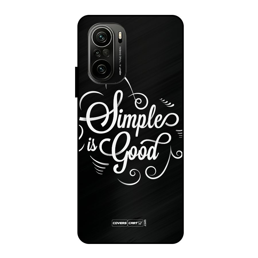 Simple is Good Metal Back Case for Mi 11x