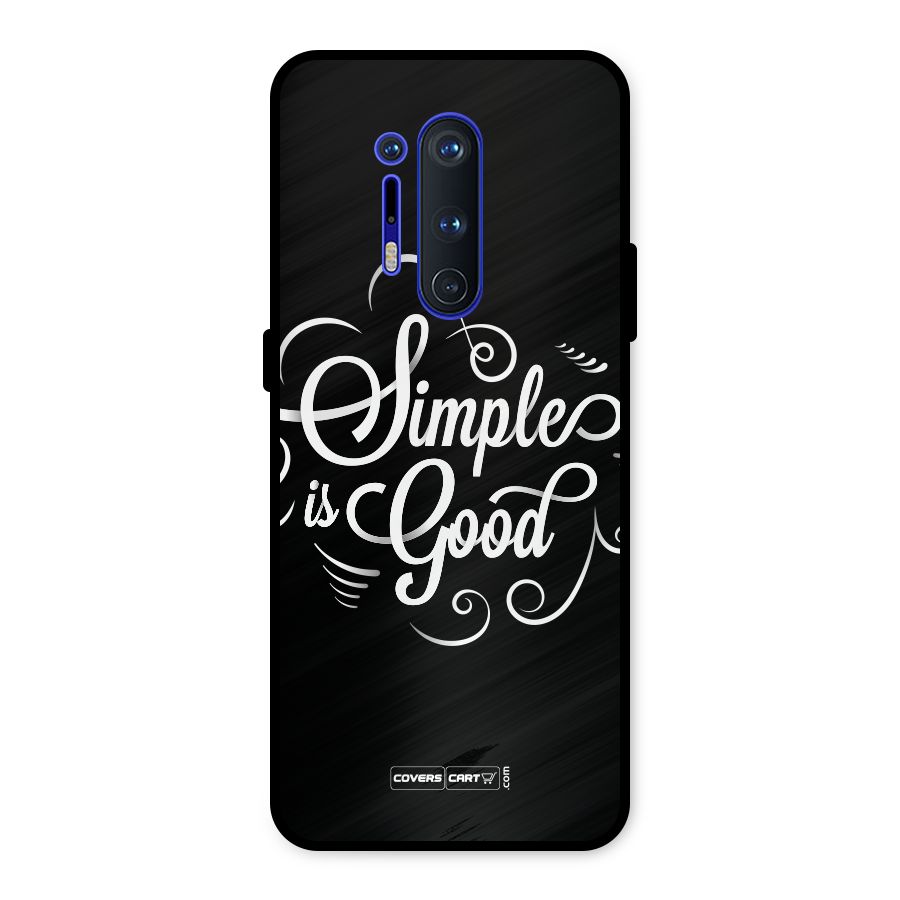 Simple is Good Metal Back Case for OnePlus 8 Pro