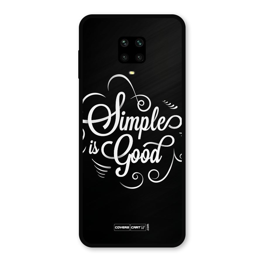 Simple is Good Metal Back Case for Poco M2