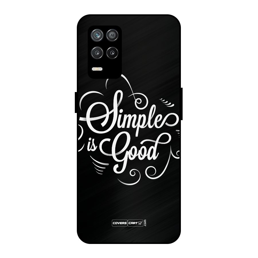 Simple is Good Metal Back Case for Realme 8s 5G