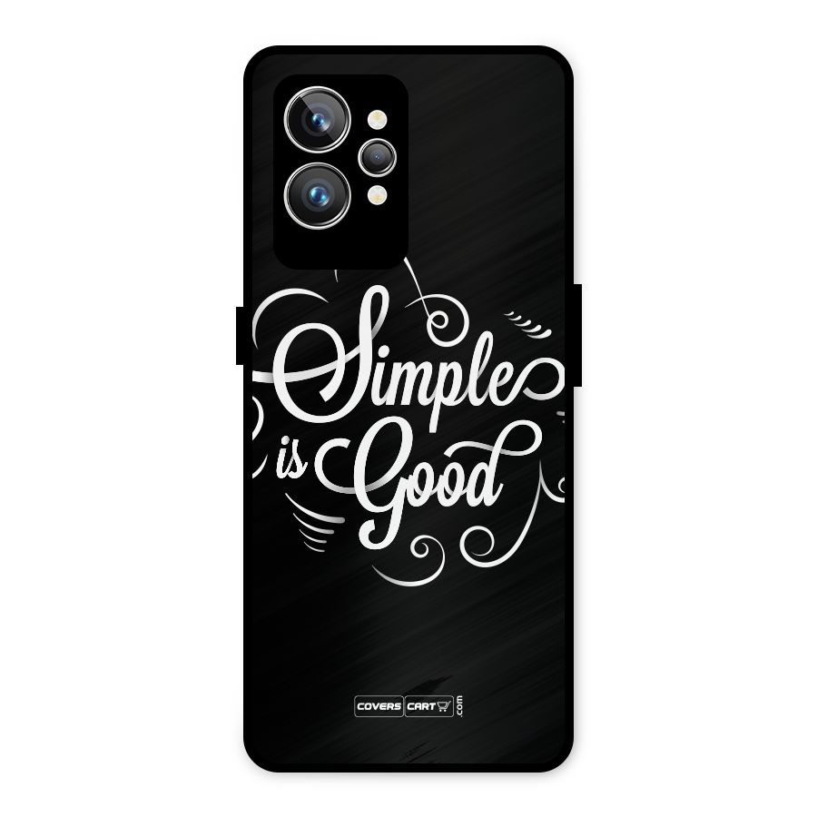 Simple is Good Metal Back Case for Realme GT2 Pro