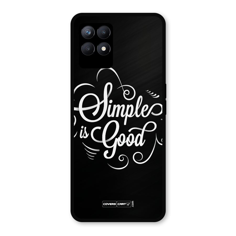Simple is Good Metal Back Case for Realme Narzo 50