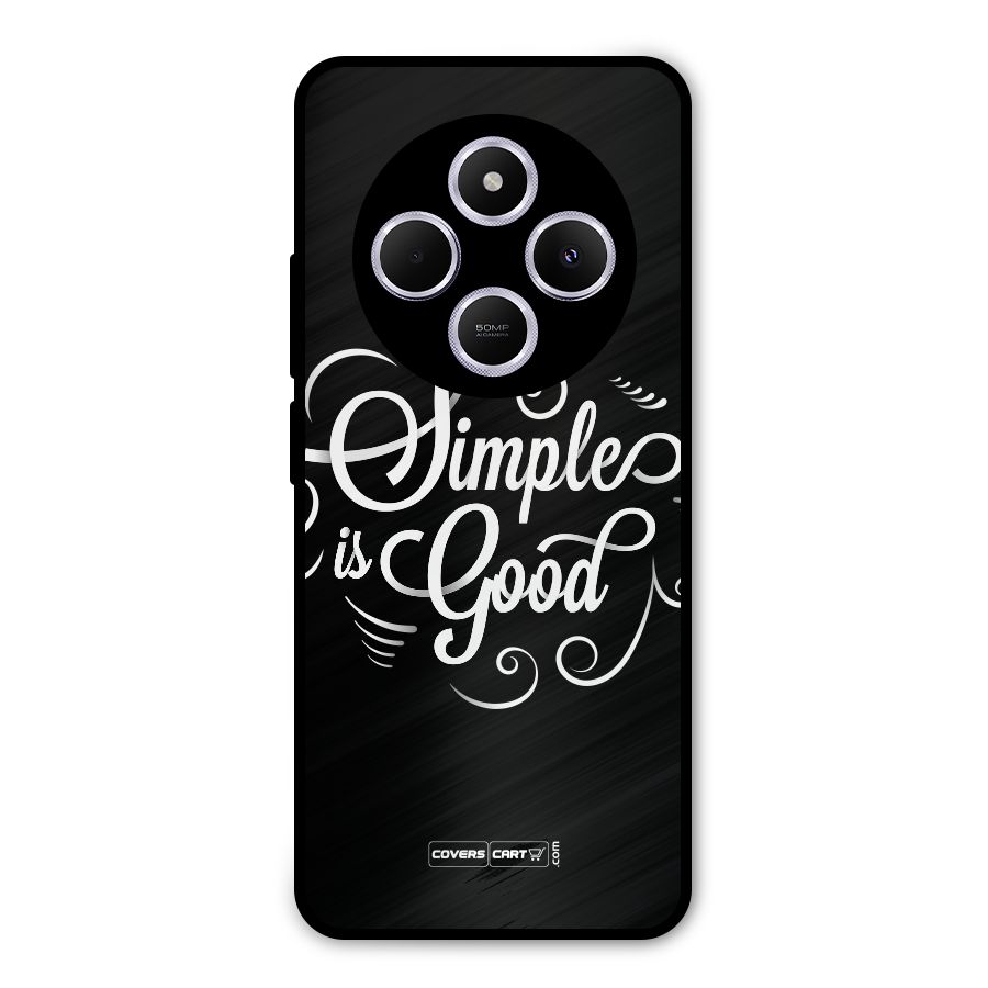 Simple is Good Metal Back Case for Redmi 14C