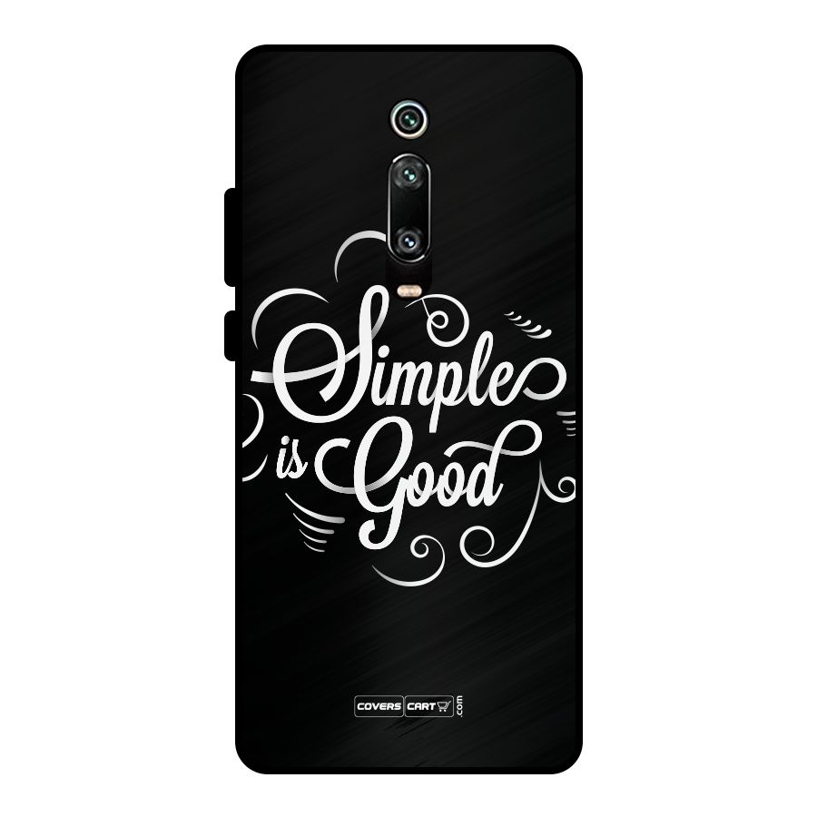 Simple is Good Metal Back Case for Redmi K20