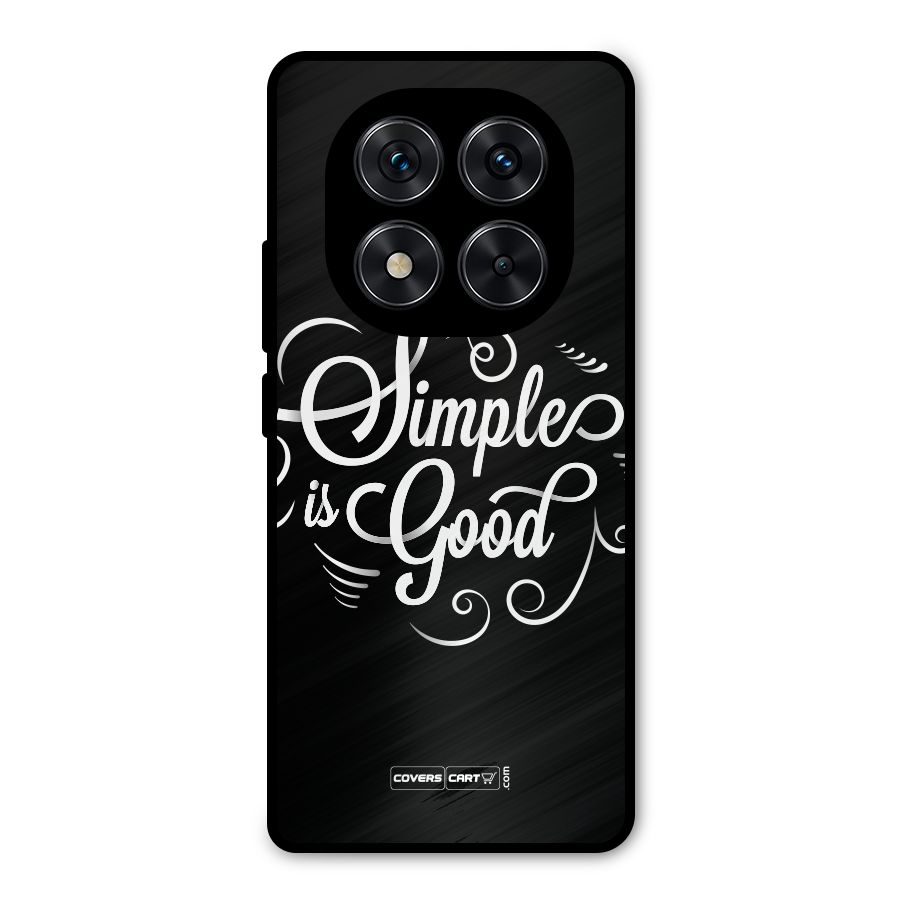 Simple is Good Metal Back Case for Redmi Note 14 Pro 5G