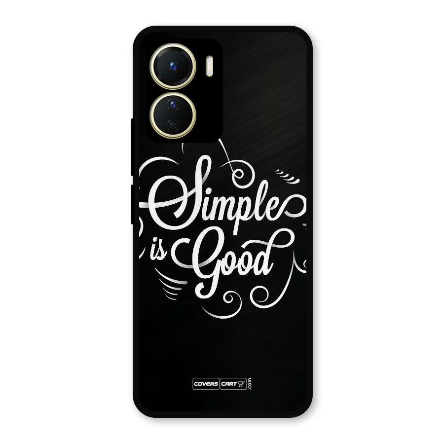 Simple is Good Metal Back Case for Vivo T2x