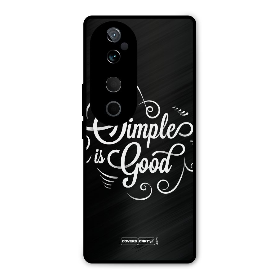 Simple is Good Metal Back Case for Vivo T3 Ultra