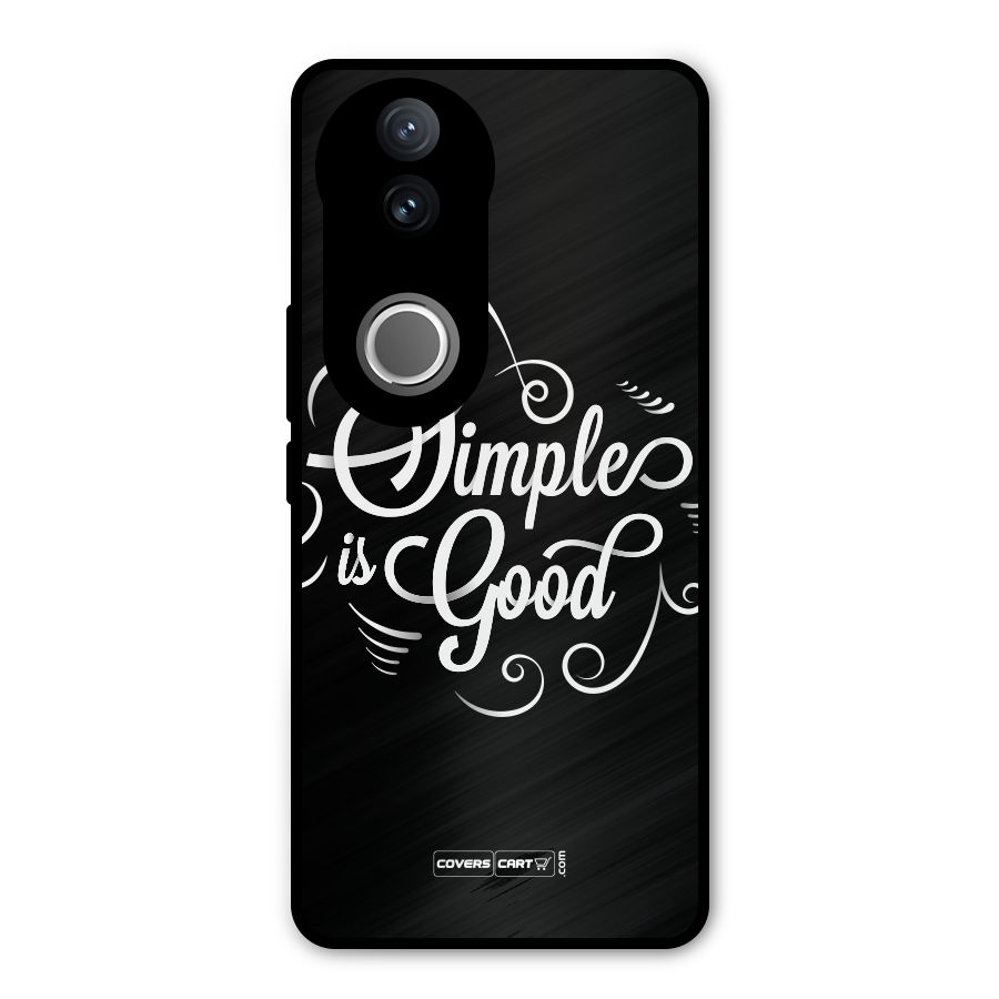 Simple is Good Metal Back Case for Vivo V50e