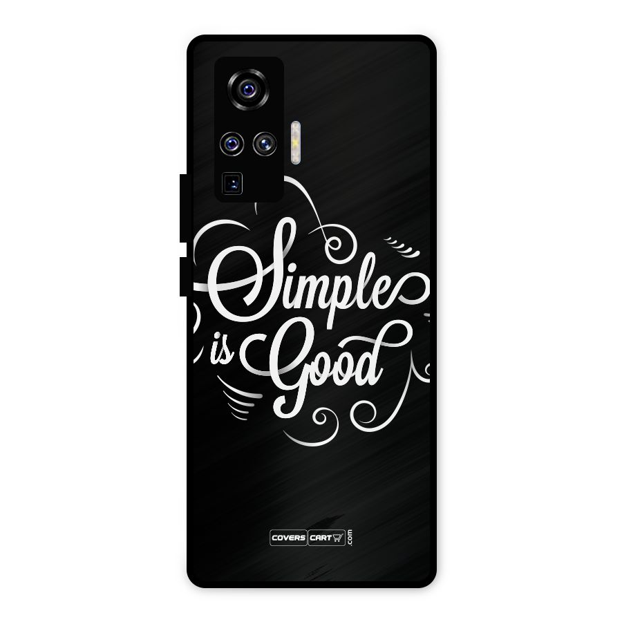 Simple is Good Metal Back Case for Vivo X50 Pro