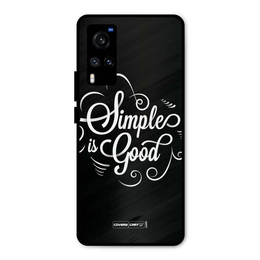 Simple is Good Metal Back Case for Vivo X60