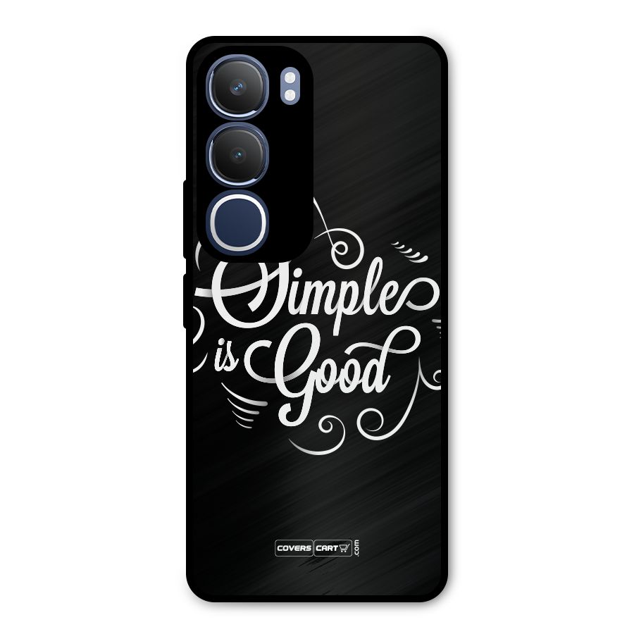 Simple is Good Metal Back Case for Vivo Y29