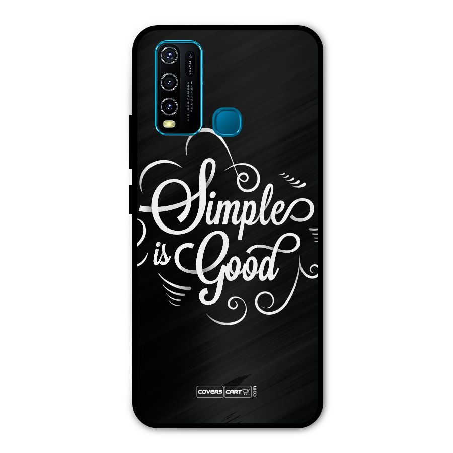 Simple is Good Metal Back Case for Vivo Y50