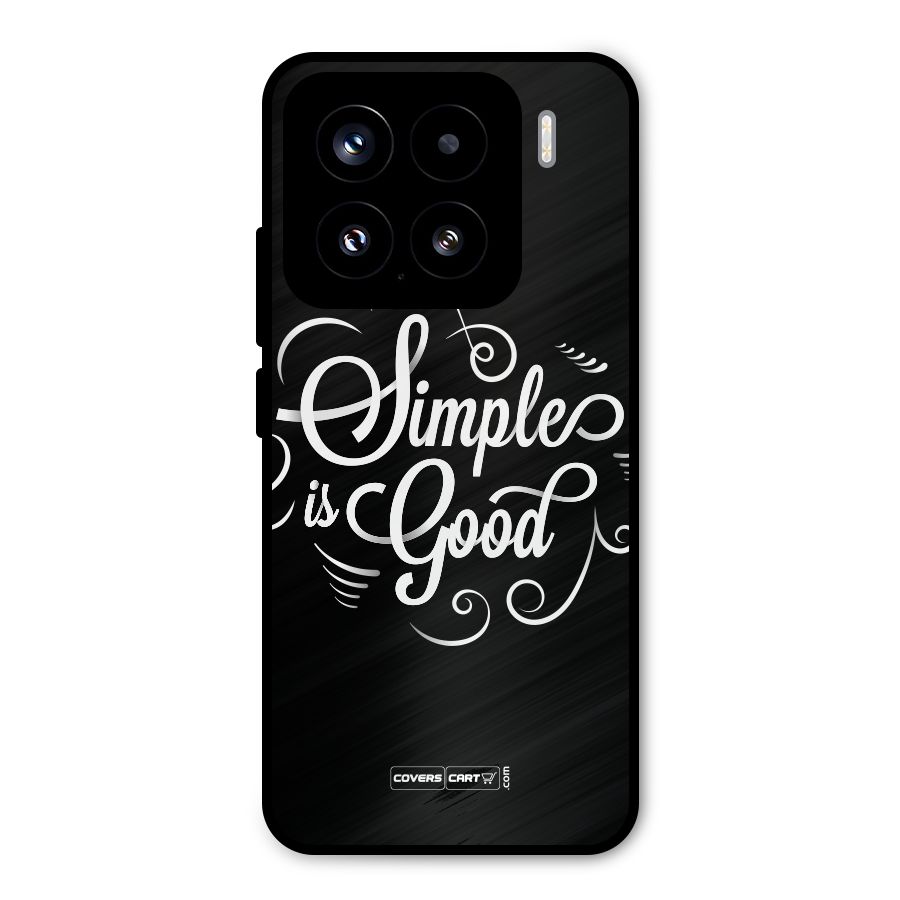 Simple is Good Metal Back Case for Xiaomi 15