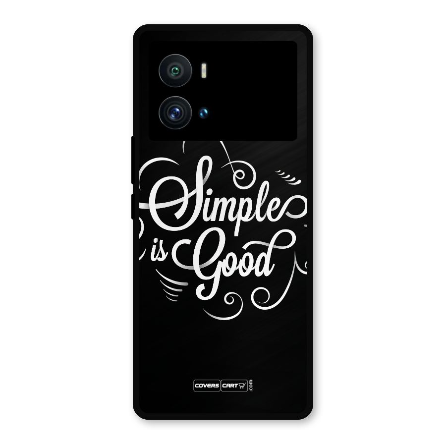 Simple is Good Metal Back Case for iQOO 9 Pro