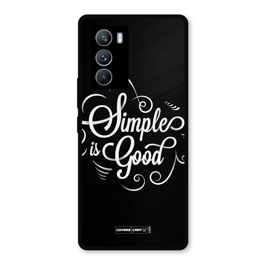 Simple is Good Metal Back Case for iQOO 9 SE