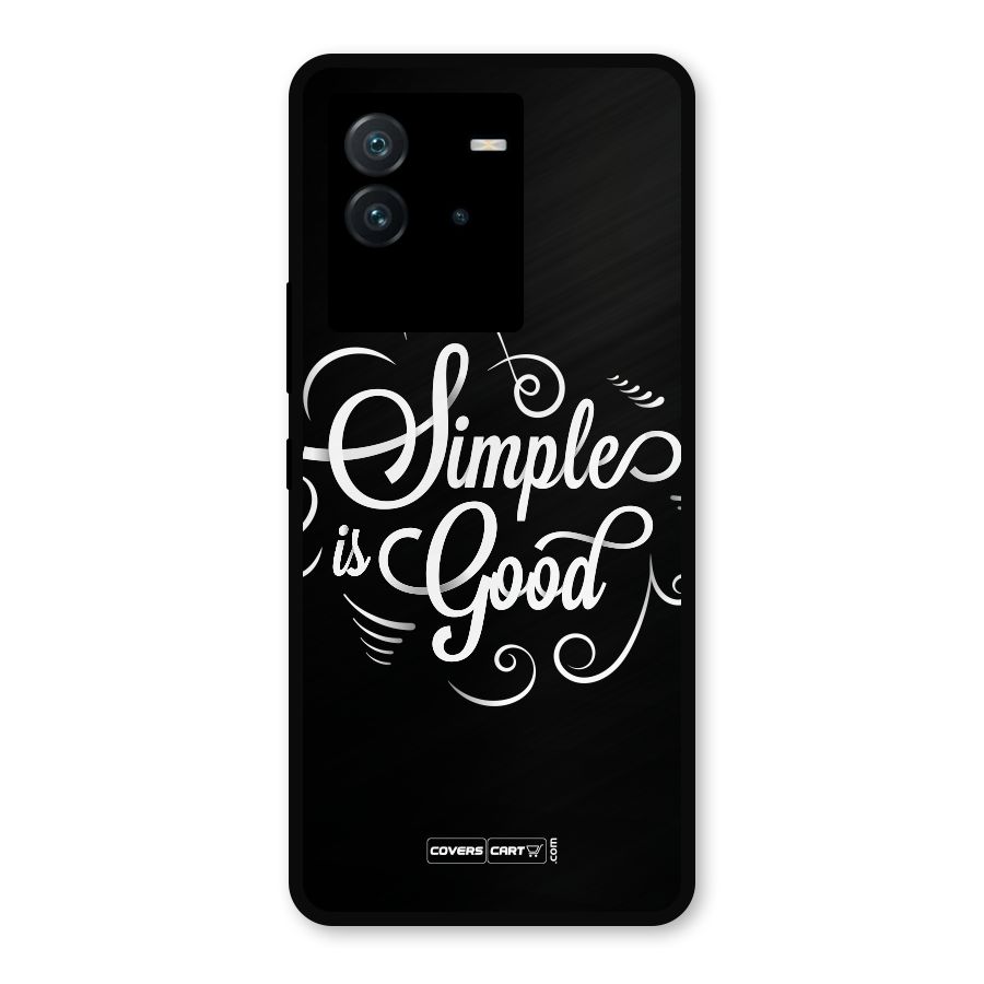 Simple is Good Metal Back Case for iQOO Neo 6 5G