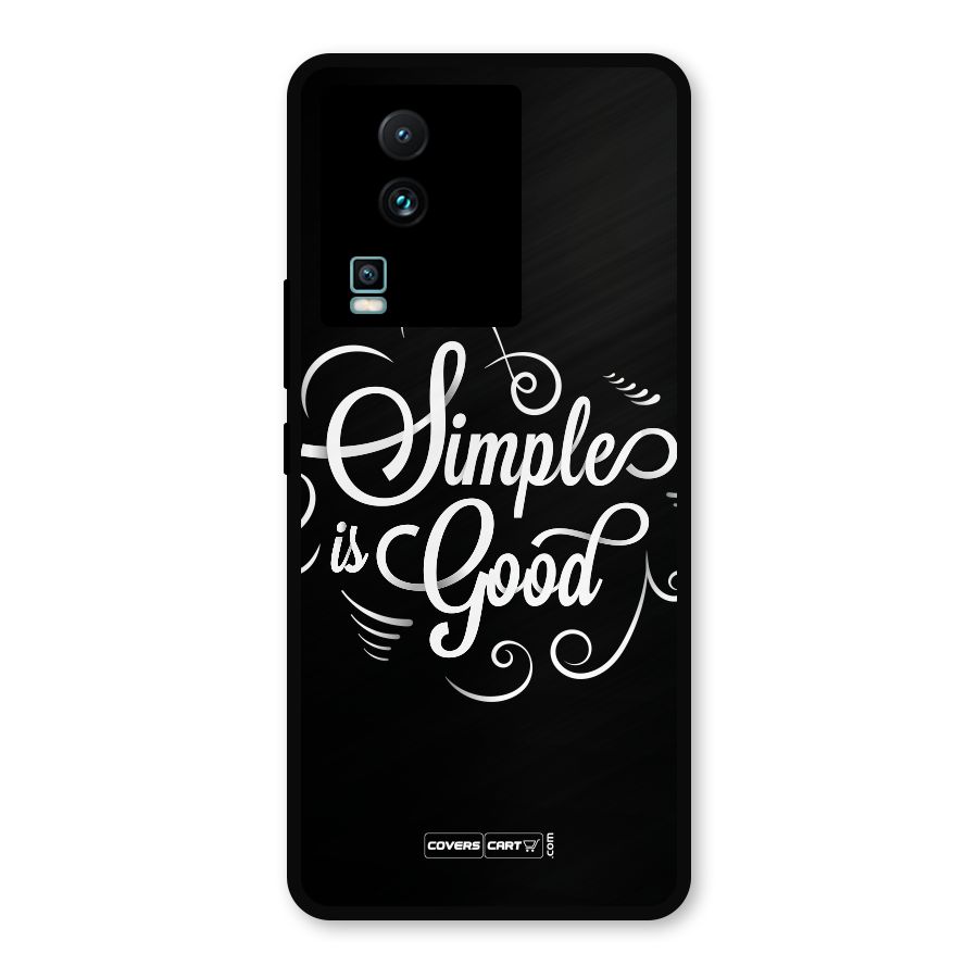 Simple is Good Metal Back Case for iQOO Neo 7
