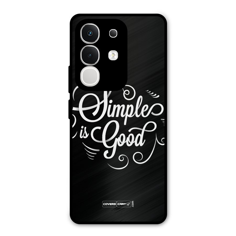 Simple is Good Metal Back Case for iQOO Z10x