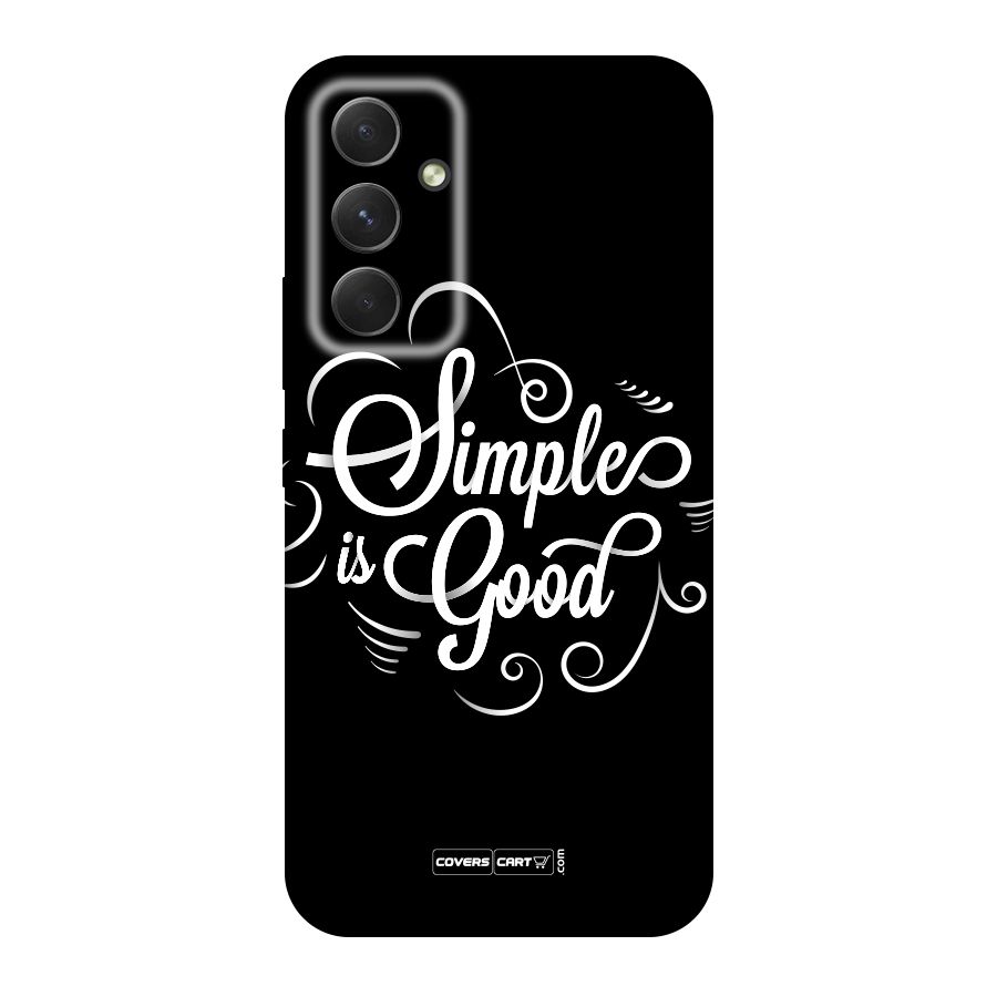 Simple is Good Original Polycarbonate Back Case for Galaxy A54