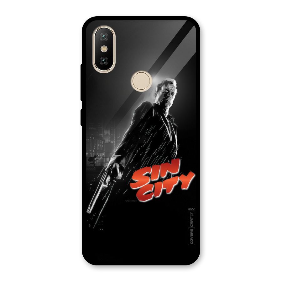 Sin City Glass Back Case for Redmi A2
