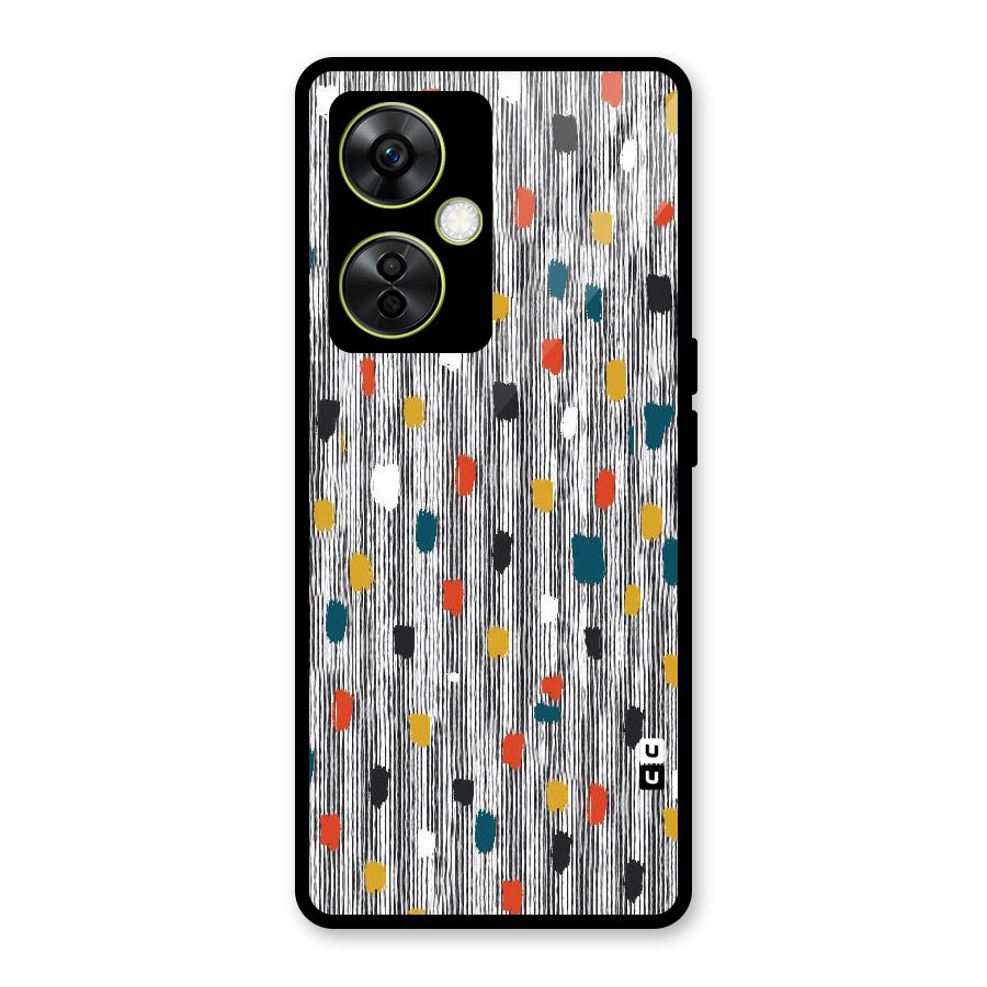 Single Paint Pattern Glass Back Case for OnePlus Nord CE 3 Lite