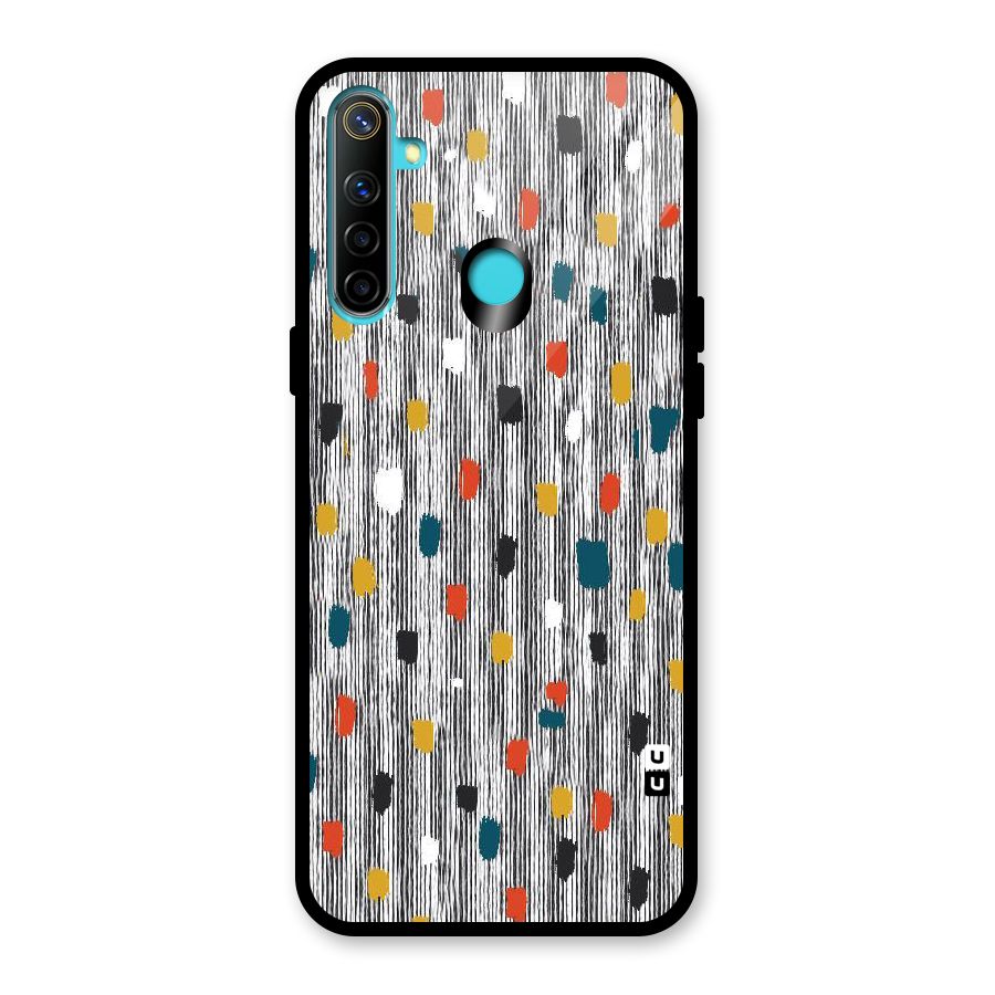 Single Paint Pattern Glass Back Case for Realme Narzo 10