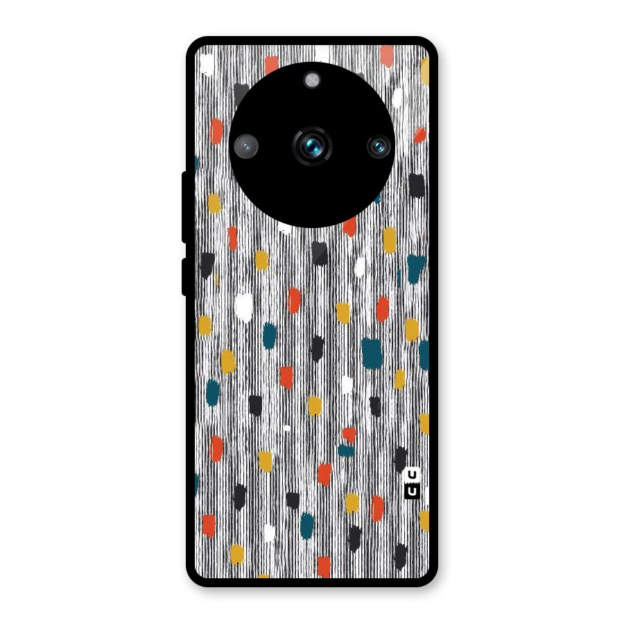 Single Paint Pattern Glass Back Case for Realme Narzo 60 Pro