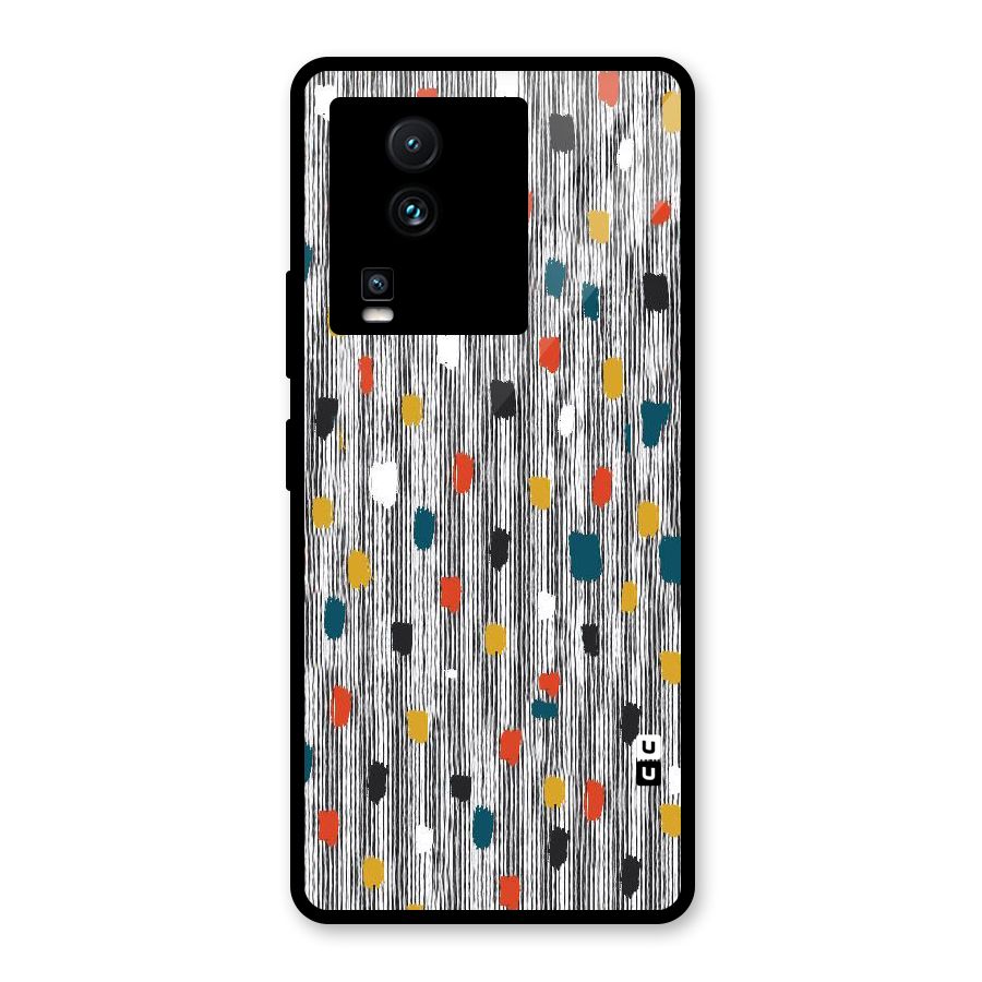 Single Paint Pattern Glass Back Case for Vivo iQOO Neo 7 Pro