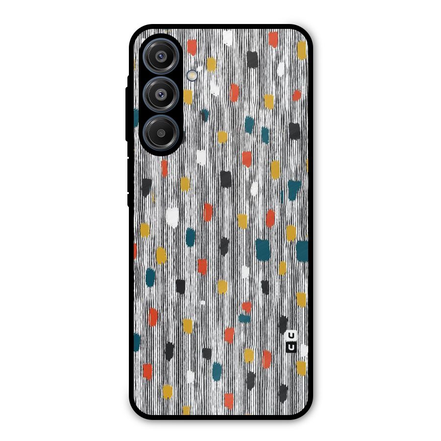 Single Paint Pattern Metal Back Case for Galaxy A16 5G