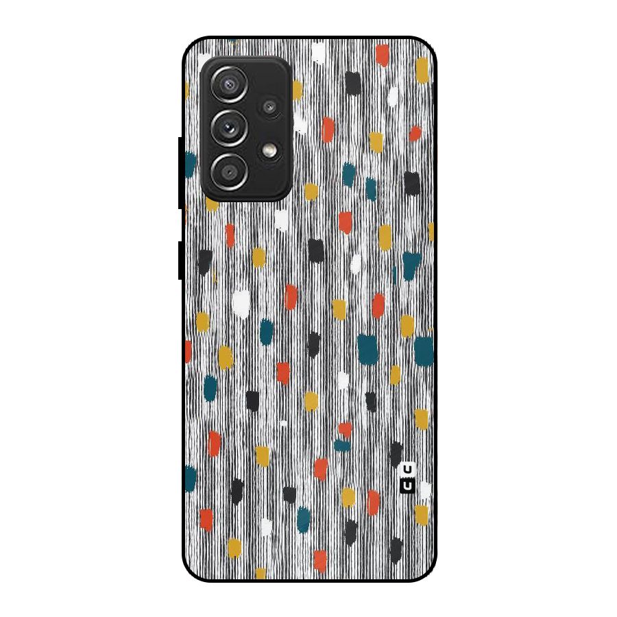 Single Paint Pattern Metal Back Case for Galaxy A52s 5G
