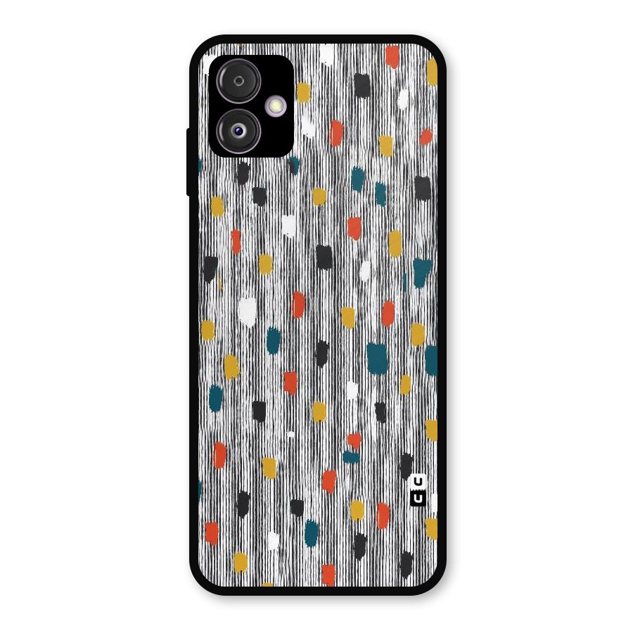 Single Paint Pattern Metal Back Case for Galaxy F14