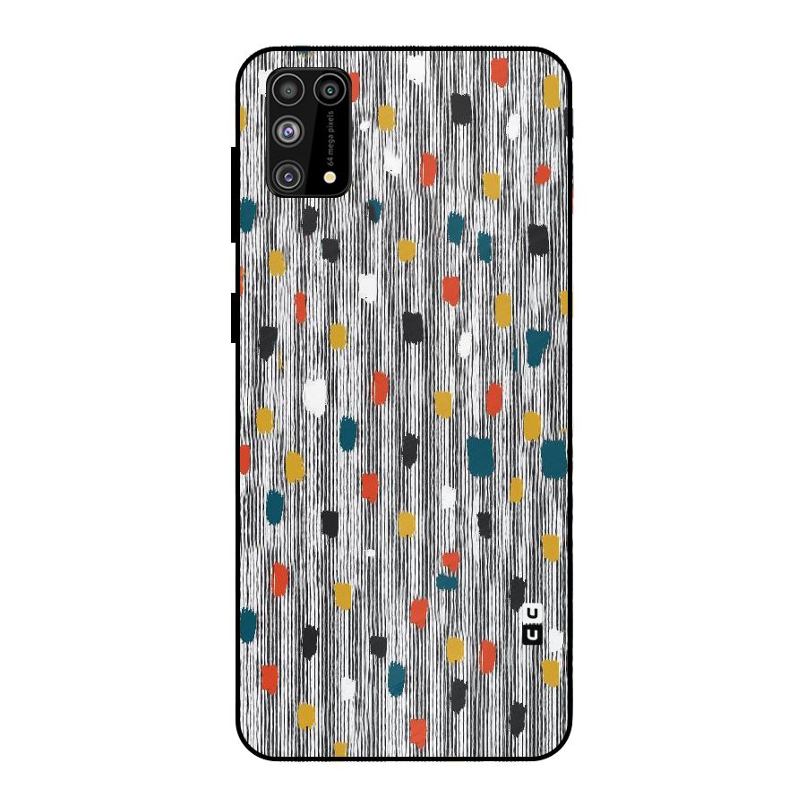 Single Paint Pattern Metal Back Case for Galaxy F41