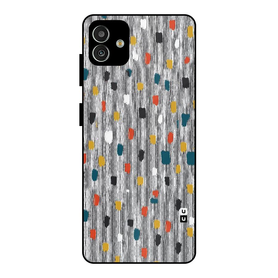 Single Paint Pattern Metal Back Case for Galaxy M13 5G