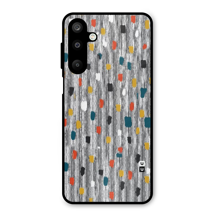 Single Paint Pattern Metal Back Case for Galaxy M16