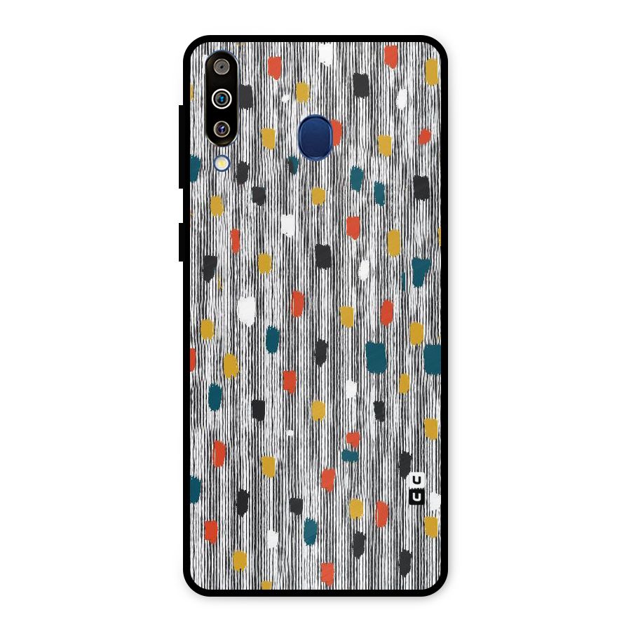 Single Paint Pattern Metal Back Case for Galaxy M30
