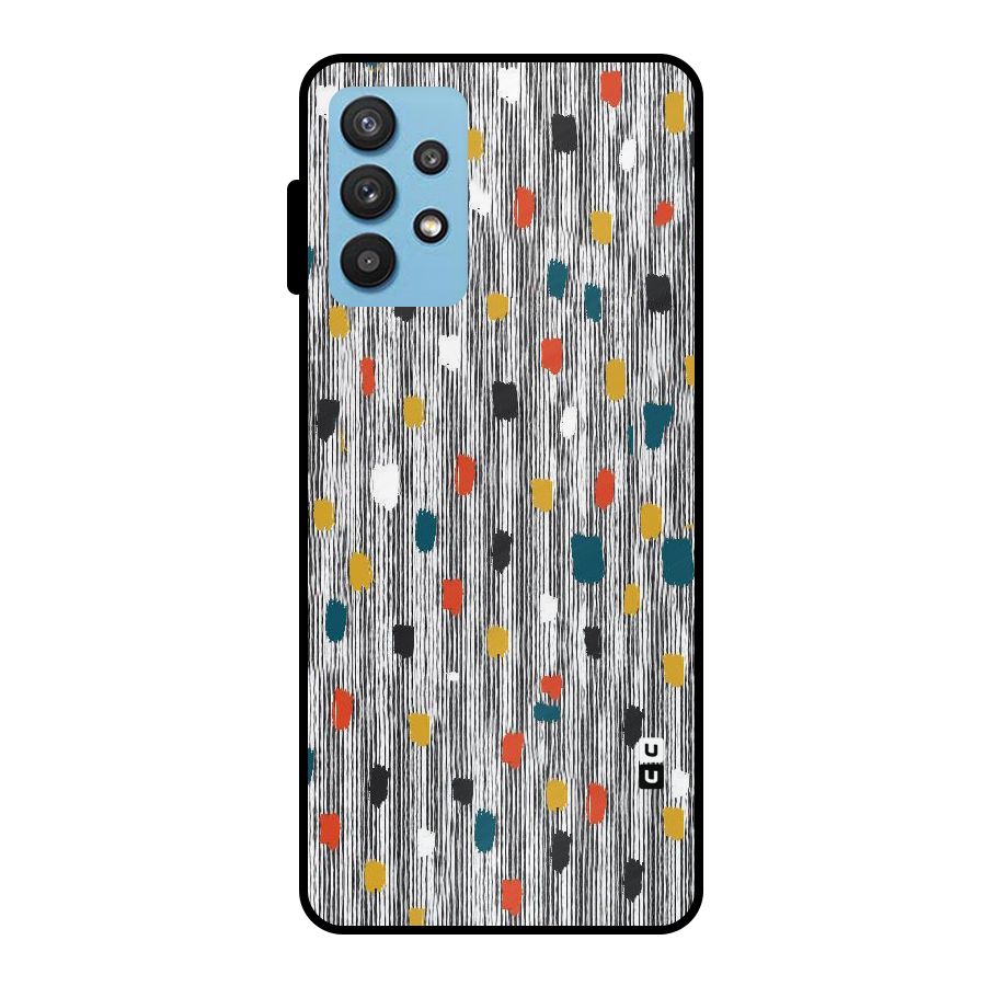 Single Paint Pattern Metal Back Case for Galaxy M32 5G