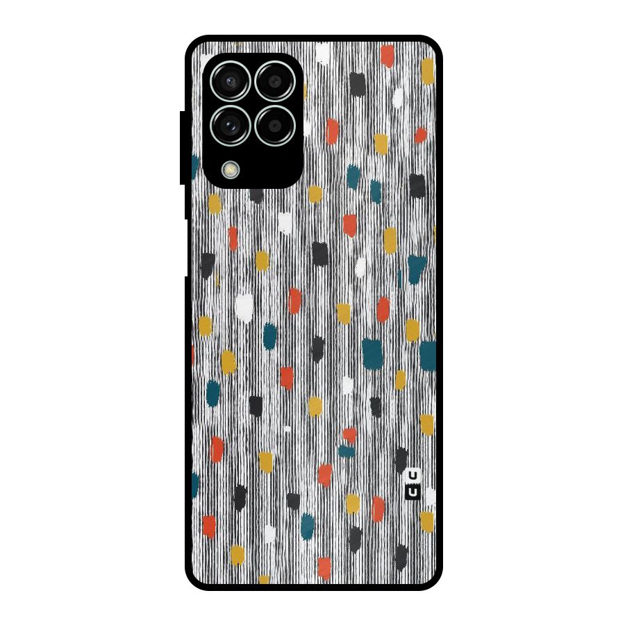 Single Paint Pattern Metal Back Case for Galaxy M33