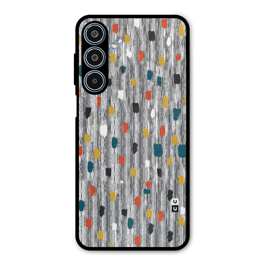 Single Paint Pattern Metal Back Case for Galaxy M35