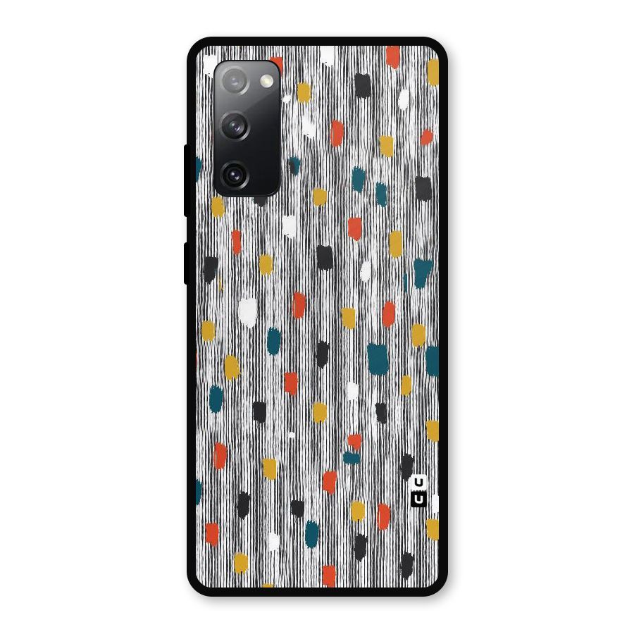 Single Paint Pattern Metal Back Case for Galaxy S20 FE 5G