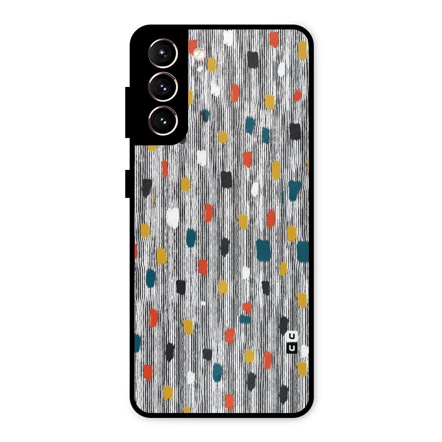 Single Paint Pattern Metal Back Case for Galaxy S21 5G