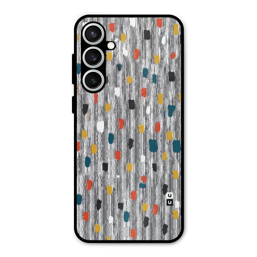 Single Paint Pattern Metal Back Case for Galaxy S23 FE