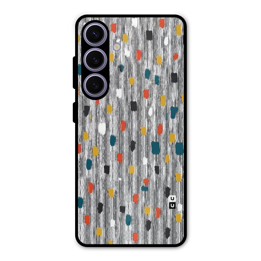 Single Paint Pattern Metal Back Case for Galaxy S24