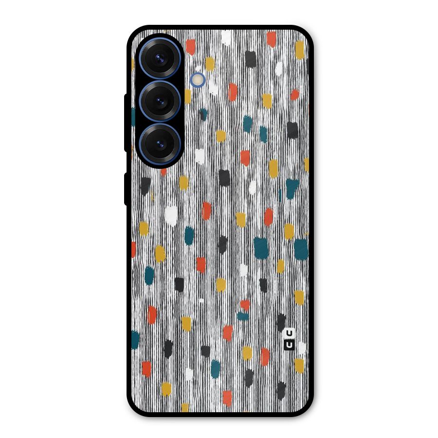 Single Paint Pattern Metal Back Case for Galaxy S25