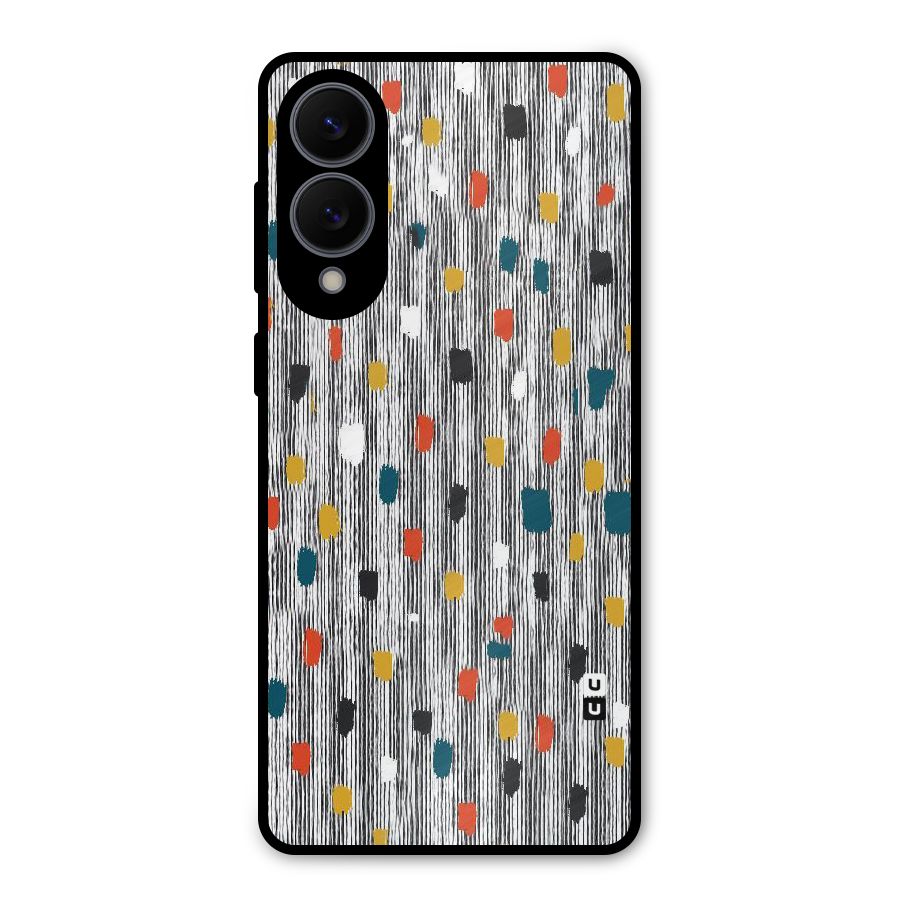 Single Paint Pattern Metal Back Case for Galaxy S25 Edge