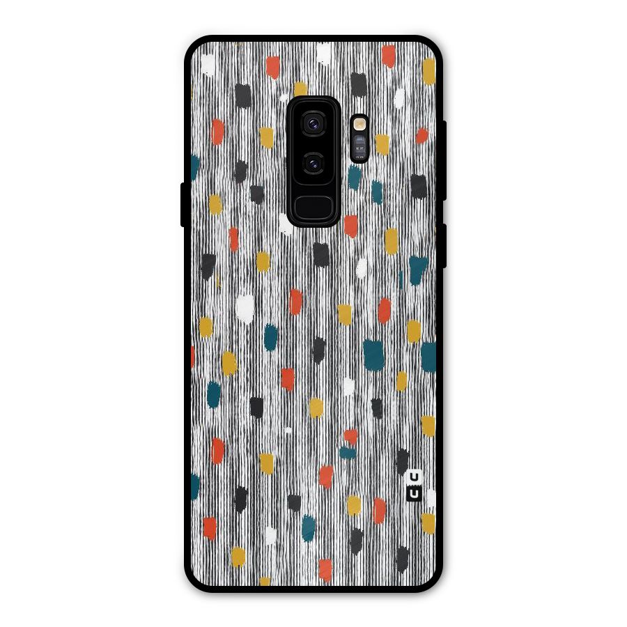 Single Paint Pattern Metal Back Case for Galaxy S9 Plus