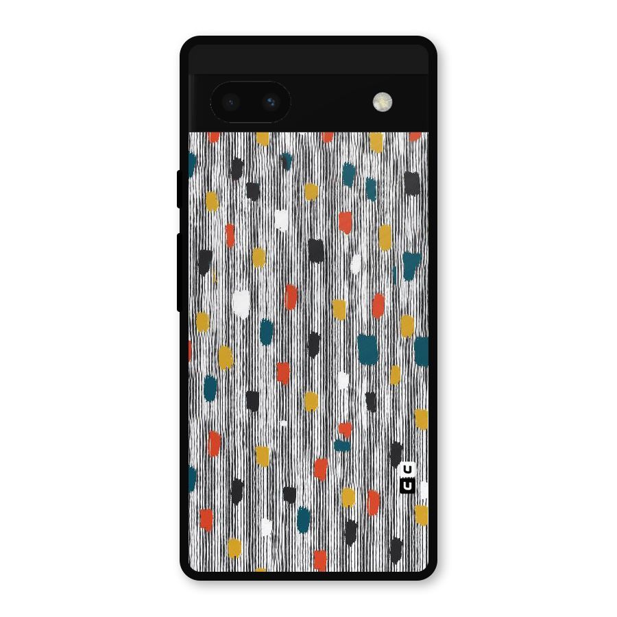 Single Paint Pattern Metal Back Case for Google Pixel 6a