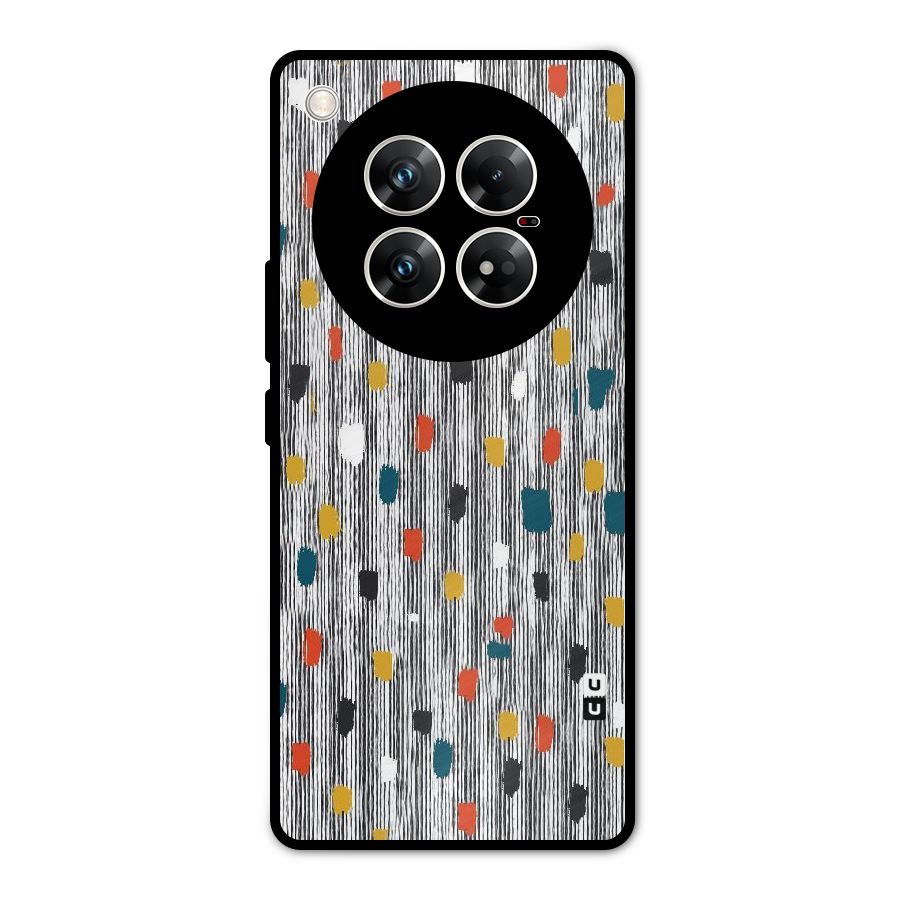 Single Paint Pattern Metal Back Case for Infinix Zero 40 5G